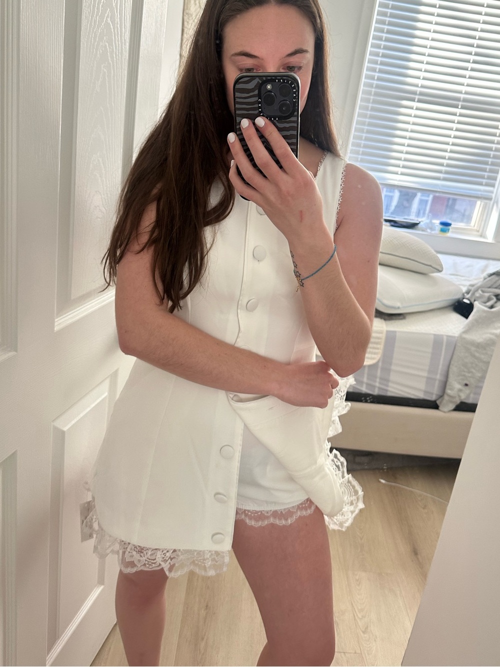 For Love and Lemons Venus Mini Dress with Detachable Bloomers - Picture 2 of 6